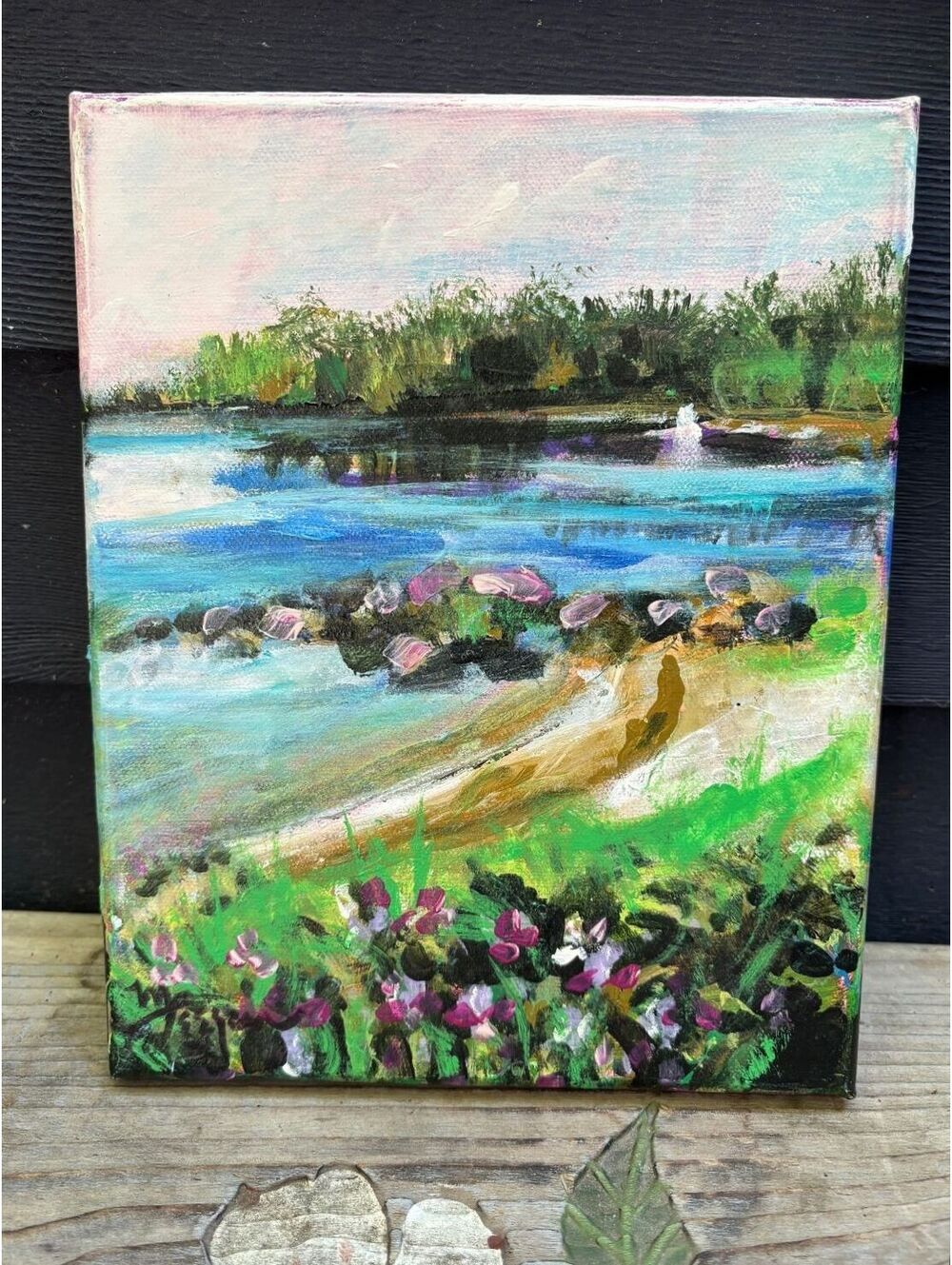Original Acrylic Landscape Painting on Canvas - 8x6 Inches